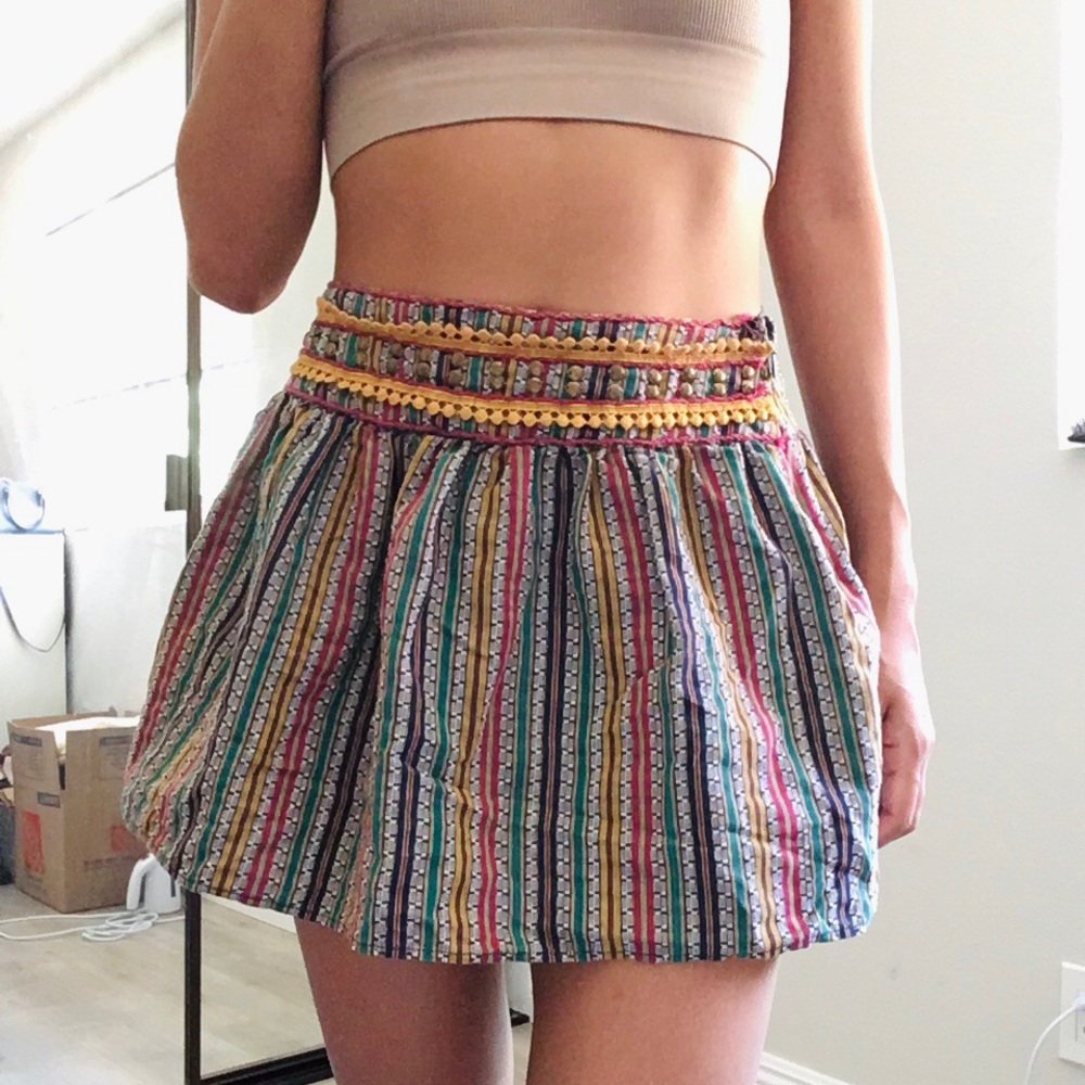 Vintage Striped Skirt